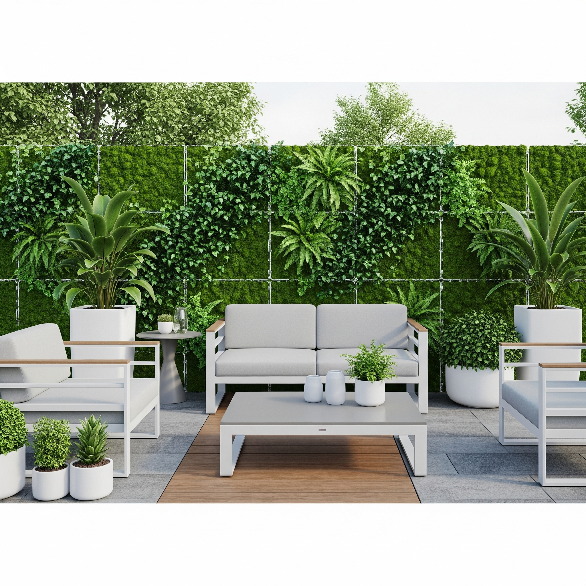 Artificial Vertical Garden Tiles